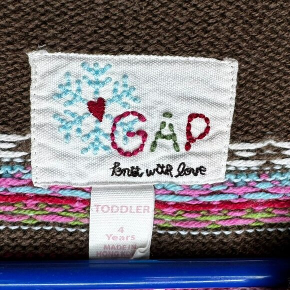 Gap Heart Sweater Dress Size 4T - Picture 3 of 5